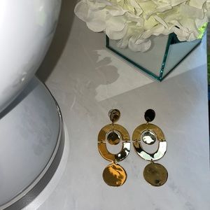 J. Crew gold dangle earrings